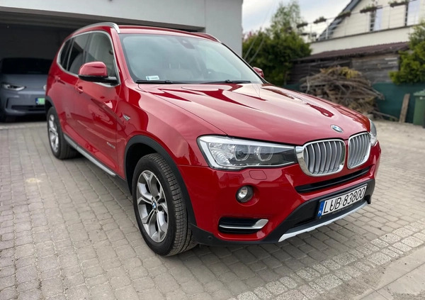 BMW X3 cena 91700 przebieg: 111250, rok produkcji 2016 z Lublin małe 56